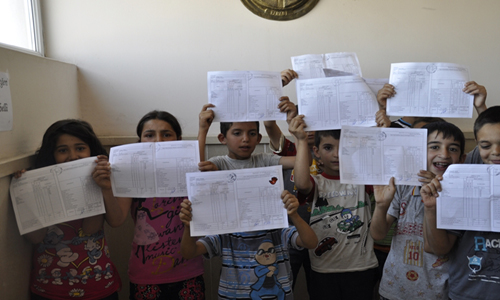 SİVEREK'TE 70 BİN 947 ÖĞRENCİ KARNE ALDI