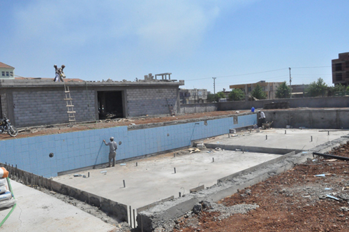 YARI OLİMPİK YÜZME HAVUZUNDA SONA DOĞRU