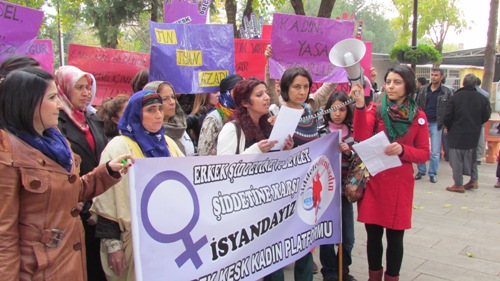 KESK KADIN PLATFORMU EYLEMİ