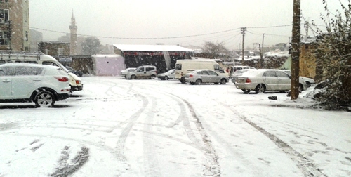 SİVEREK'TE KAR ETKİLİ OLDU