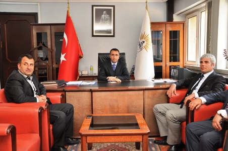 BELEDİYE BAŞKANINA ZİYARETLER DEVAM EDİYOR‏
