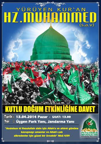 PEYGAMBER SEVDALILARINDAN KUTLU DOĞUM ETKİNLİĞİ