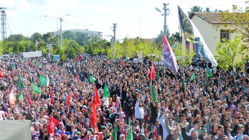 SİVEREK'TE PEYGAMBERE SEVGİ SELİ