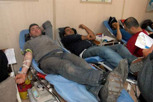 SİVEREK'TE KAN BAĞIŞI KAMPANYASINA İLGİ