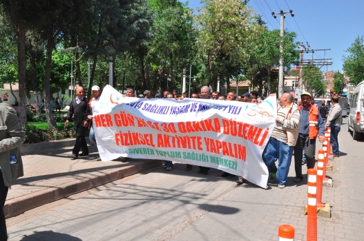 OBEZİTE İLE MÜCADELE İÇİN YÜRÜDÜLER