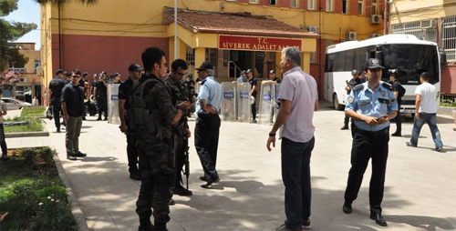 GÖZALTINA ALINAN 12 KİŞİ ADLİYEYE SEVK EDİLDİ