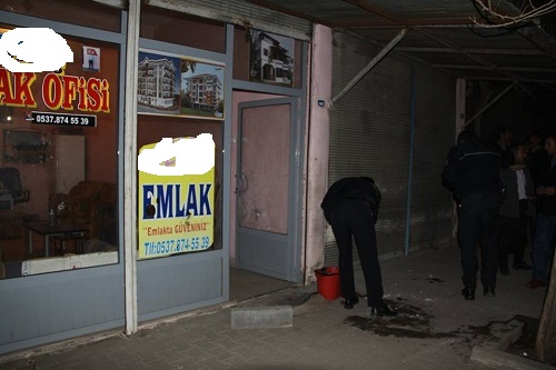 SİVEREK'TE İŞ YERİ TARANDI: 1 YARALI