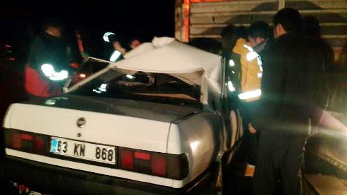 SİVEREK'TE TRAFİK KAZASI: 2 YARALI