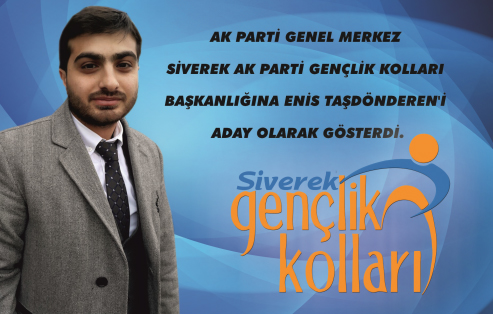 AK PARTİ GENÇLİK KOLLARINA YENİ ADAY