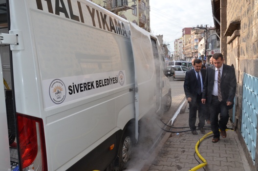 SİVEREK BELEDİYESİ'NDEN CAMİ TEMİZLİĞİNE DESTEK