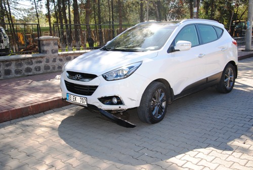 SİVEREK'TE MOTOSİKLET KAZASI: 1 YARALI