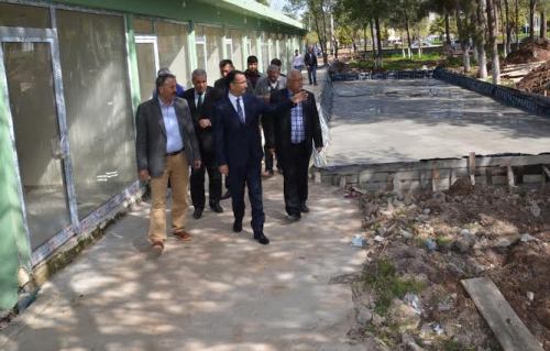 ÜÇGEN PARKTA ÇALIŞMALAR DEVAM EDİYOR