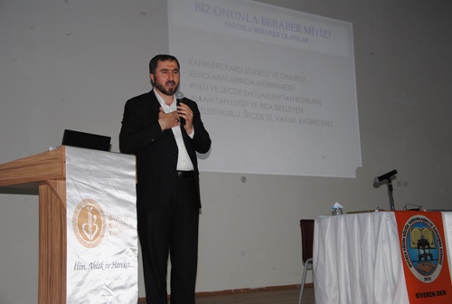 ÖRNEK İNSAN HZ.MUHAMMED KONULU KONFERANS