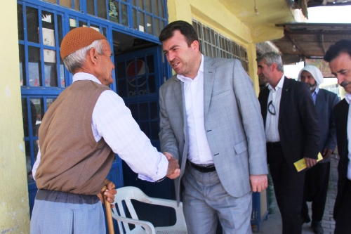 HÜR ADAY YAVUZ'A BOZOVA'DA YOĞUN İLGİ