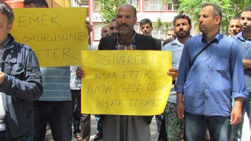 FAYANS USTALARI SİGORTA HAKLARINI İSTEDİ