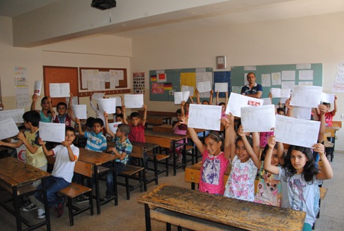 SİVEREK'TE KARNE SEVİNCİ