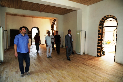 ERKAL YENİ HÜKÜMET BİNASINI İNCELEDİ