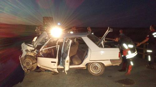 SİVEREK'TE TRAFİK KAZASI:1 ÖLÜ