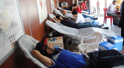 SİVEREK'TE KAN BAĞIŞI KAMPANYASI BAŞLATILDI