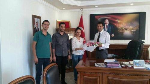 TÜRK EĞİTİM-SEN YENİ KAYMAKAMI ZİYARET ETTİ