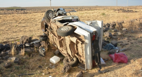 SİVEREK'TE TRAFİK KAZASI: 1 ÖLÜ, 8 YARALI