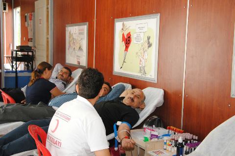SİVEREK'TE KAN BAĞIŞI KAMPANYASI BAŞLATILDI 