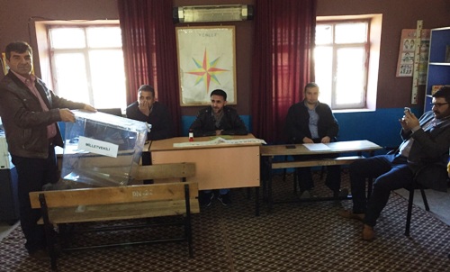 EDİZ MAHALLE SAKİNLERİ SANDIĞA GİTMEDİ