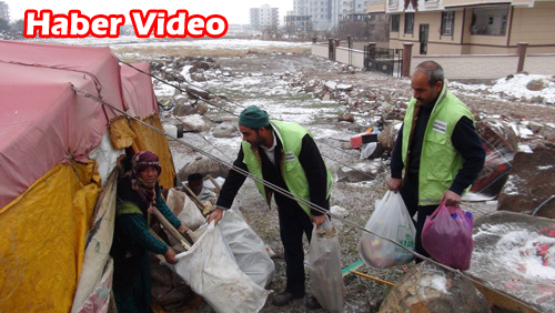 İKRA-DER ÇADIRDA YAŞAYAN AİLEYE YARDIM ETTİ