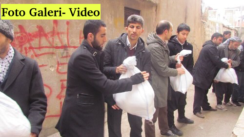 SİVEREKTE SUR İÇİN 2 KAMYON YARDIM TOPLANDI