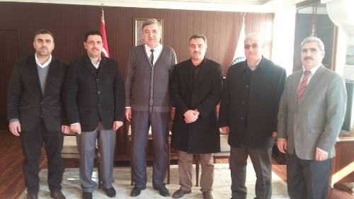 HAYRAT-DER HARRAN ÜNİV. REKTÖRÜNÜ ZİYARET ETTİ