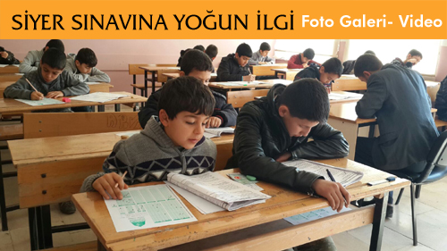 SİVEREK'TE UMRE ÖDÜLLÜ SİYER SINAVINA YOĞUN İLGİ