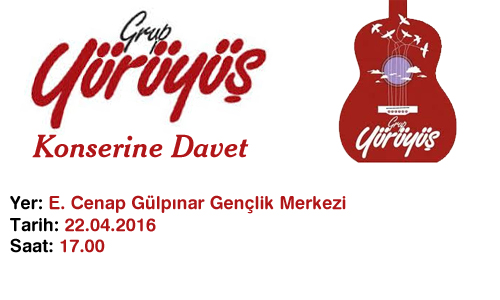 Grup Yürüyüş Konseri Gençlik Merkezine Alındı