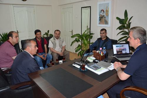 Gazetecilerden Emniyet Müdürüne Ziyaret