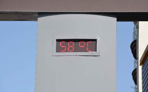 Siverek'te Termometreler 58 Dereceyi Gösterdi