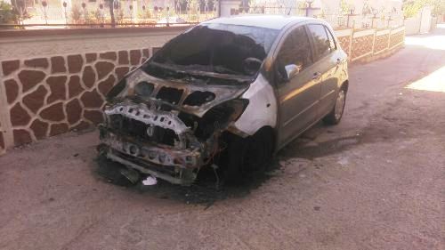 Park Halindeki Araç Alev Alev Yandı