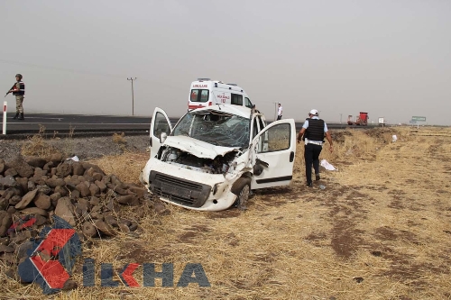 Diyarbakır Karayolunda Kaza: 1 Ölü, 4 Yaralı