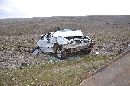 Siverek'te Trafik Kazası:3 Yaralı