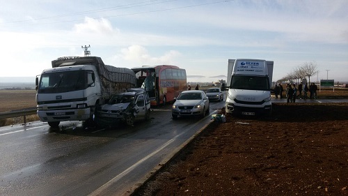 Siverek-Şanlıurfa, Diyarbakır Yolunda Yoğun Sis