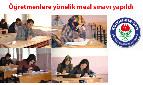 Öğretmenler umre ödüllü meal sınavı için yarıştı
