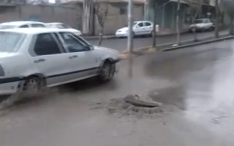 5 dakika yağmur yağdı olanlar oldu