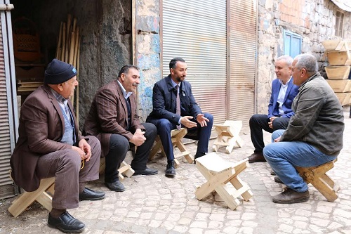 Başkan Yılmaz esnaftan "Evet" oyu istedi