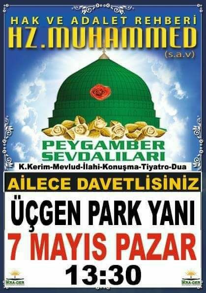 Siverek'te mevlid etkinliğine doğru