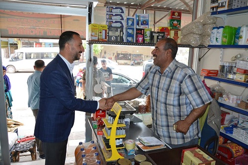 Başkan Yılmaz esnaf ziyaretlerini sürdürüyor
