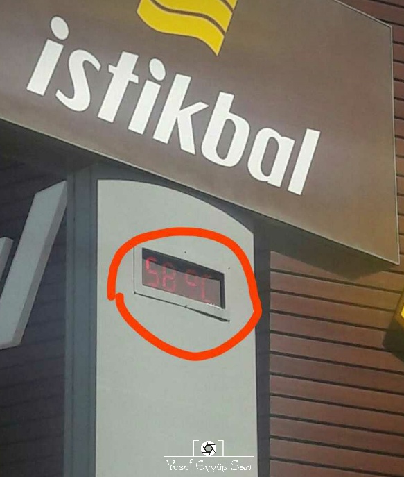 Siverek'te termometreler çıldırdı:58 derece