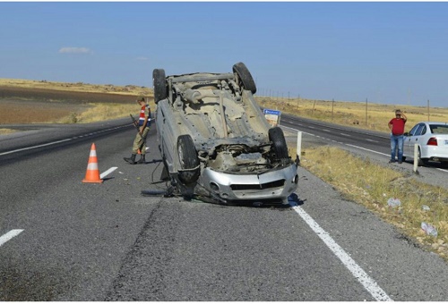 Siverek'te trafik kazası: 1 ölü, 4 yaralı