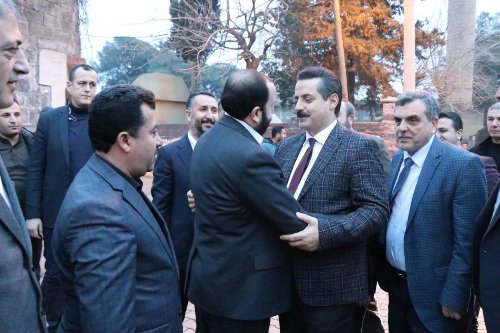 Faruk Çelik Karahan ailesine taziye ziyaretinde bulundu