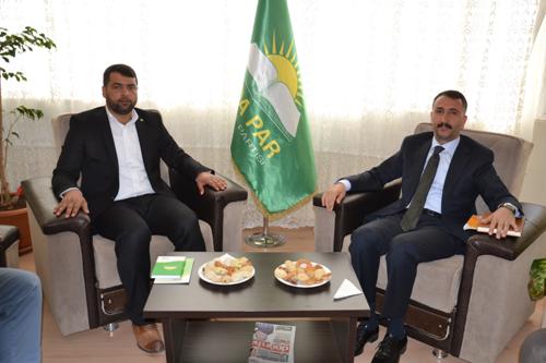 Belediye Başkanı Resul Yılmaz HÜDA PAR'ı ziyaret etti