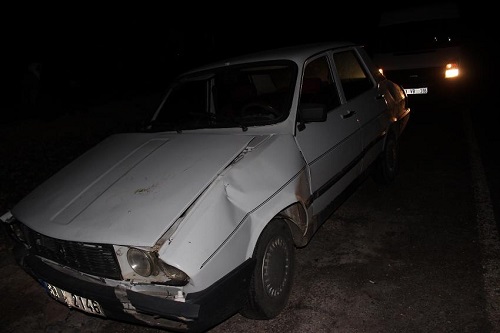 Siverek'te koyun sürüsüne otomobil daldı: 10 koyun telef oldu