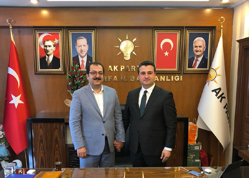 Mehmet Karavar Şanlıurfa İl Başkanlığını ziyaret etti