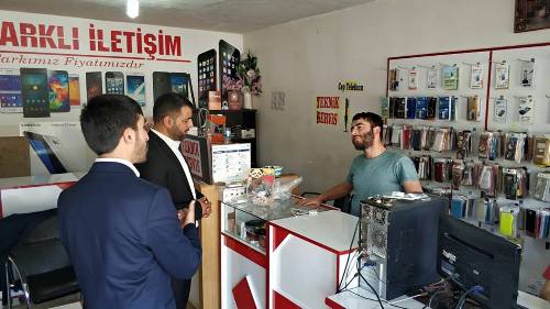 HÜDA PAR'ın esnaf ziyaretleri sürüyor 